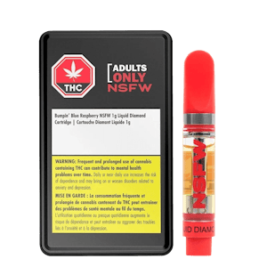 Adults Only - Bumpin' Blue Raspberry NSFW LD1g Vape - Adults Only