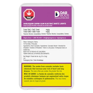 Dab Bods - Harlequin Super Slim Electric Dartz Lights 10x.4g PR - Dab Bods