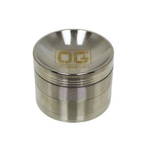 SMOKE ARSENAL - OG Original 56mm Concaved 4pc Grinder - Black Nickel