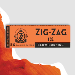 SMOKE ARSENAL - ZIG ZAG Orange 1 1/4 Slow Burning Rolling Papers