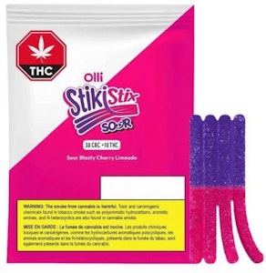 Olli Brands Inc. - Olli StikiStix | 3:1 Sour Blasty Cherry Limeade CBC/THC Blend