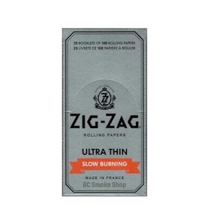 SMOKE ARSENAL - ZIG ZAG Ultra Thin Slow Burning Rolling Papers