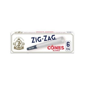 ARB Imports - ZIG ZAG White 1 1/4 Pre-rolled Cones 6pk