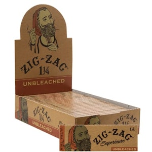 SMOKE ARSENAL - ZIG ZAG Unbleached 1 1/4 Papers (50pk)