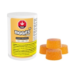 BIGGIES - Orange Creamsicle 4 x 4:4:1 CBG:CBD:THC