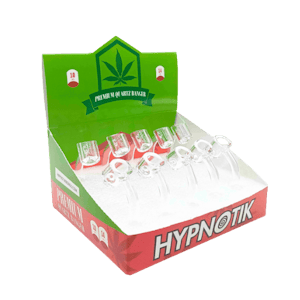 MyCan Accesories - THICK GLASS BEVELED TOP 90 degree QUARTZ BANGERS