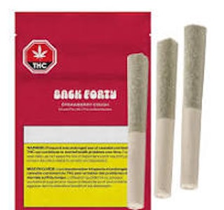 Back Forty - Back Forty - Strawberry Cough Infused Pre-Roll - 3x0.5g