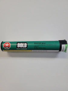 Bold Growth Inc. - Bold Craft Winter Mint Diamond Infused 1x1g Pre Roll