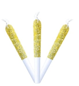 Adults Only - Bumpin' Blue NSFW  Diamond  Infused & Coated - Blue raspberry   3 X 0.5g Pre-Rolls