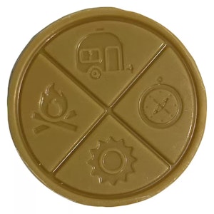 The Hazy Camper - Caramel Gold Full Spectrum THC Chocolate 1X 5.5g