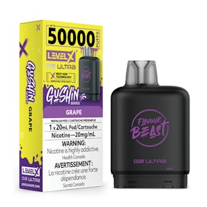 Level X G2 Ultra Pod - Gushin Grape - 50K Puffs - 20mg/mL