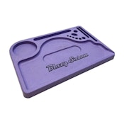 Blazy Susan - Purple Plastic Tray