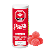 Pearls Sour Cherry Bliss 1:1:1 CBC:CBG:THC Gummies - 5 X 2mg