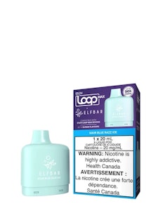 STLTH - LOOP MAX - Sour Blue Razz Ice - 20ml - 20mg - STLTH LOOP MAX X ELFBAR POD
