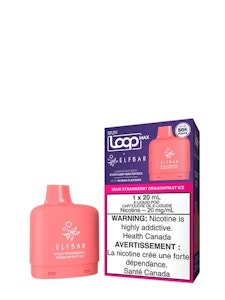 STLTH - LOOP MAX - Sour Strawberry Dragonfruit Ice - 20ml - 20mg - STLTH LOOP MAX X ELFBAR POD