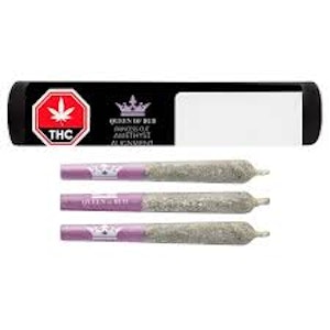 Queen Of Bud - Princess Cut Amethyst Alignment Liquid Diamond Coated