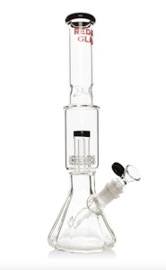 RED EYE GLASS - 12" Red Eye Glass - Dodecagon Bong with Matrix perc