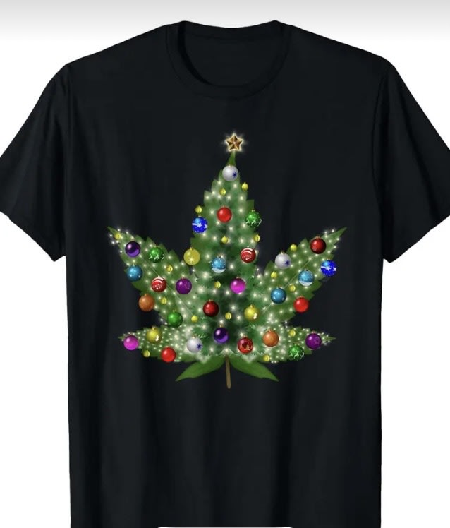 Unisex Christmas Bud T-shirt - Medium