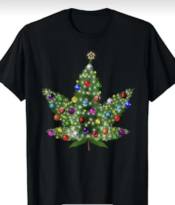 Unbranded - Unisex Christmas Bud T-shirt - Medium