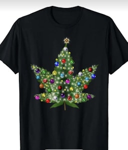Unbranded - Unisex Christmas Bud T-shirt - Large