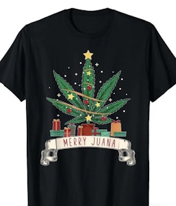 Unbranded - Unisex Merry Juana T-shirt - Medium