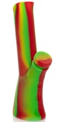 ACC - West Coast Gifts - LIT Silicone 8.75" Tall Rasta Deco Water Pipe W/Glass Bowl