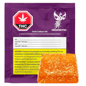 HighXotic - HighXotic - TenTen Caribbean Chill Live Rosin Gummy 1 Pack