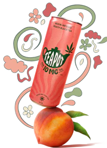 Teapot - Teapot - Rosin Infused Peach Black Tea 355ml.