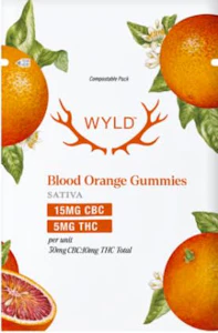 Wyld - Wyld - Real Fruit Blood Orange 3:1 CBC:THC 2 Pack Soft Chews