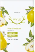 Wyld - Real Fruit Pear Gummies 1:1 THC:CBG 2 Pack