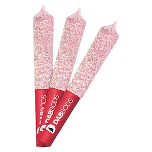 Dab Bods - Dab Bods | XO Strawbae Diamond Dusted Infused Pre-Rolls - Hybrid - 3x0.6g