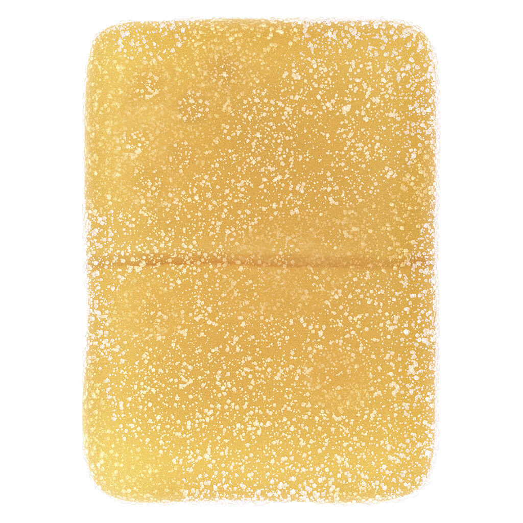 Real Fruit Grapefruit Sativa Gummies 1:1:1 THC:CBG:CBC 10x1 Pack Soft Chews