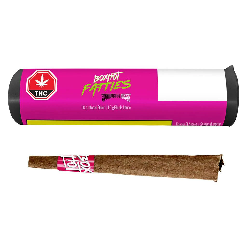   Boxhot - Strawberry Diesel Infused Infused Blunts 1x1g - BoxHot Main Image