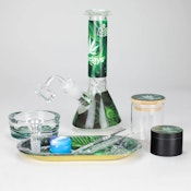 10-in-1 Smoke Set with Weed Design Complete Smoking Kit