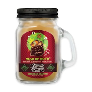 Beamer Candles - 4oz Mason Jar Candle - Sack of Nuts(Odor Eliminating)