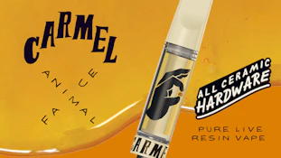 Carmel - Animal Face Pure Live Resin 510 Thread Cartridge 1g