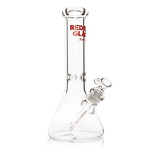 Red Eye Glass - Red Eye Glass 12" Tall 7mm Thick Beaker Base Water Pipe