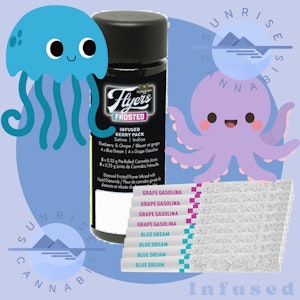 Claybourne - BERRY VARIETY FROSTED FLYERS  - CLAYBOURNE - 8X0.35G