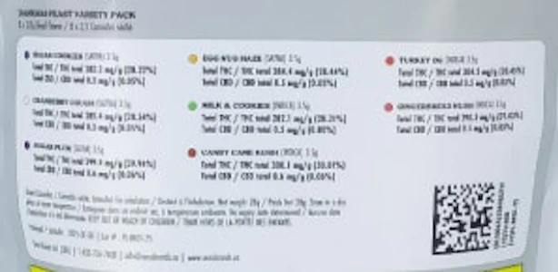 Sensi Brands - 28g Dankmas 8x3.5g 8 Different Holiday Strains 28g