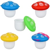 Glow in Dark Mushroom Silicone Concentrate Container