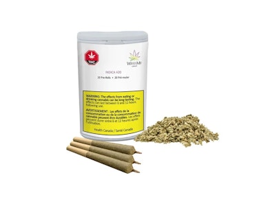 Weed Me Grind - WEED ME-INDICA 420 PRE-ROLLS - 20X0.4