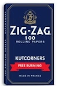 Zig Zag - Zig Zag Free burning Blue Papers Kutcorners