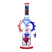 14" Cheech Red & Blue Bloodline Bong