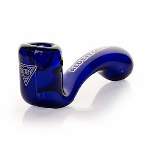 Red Eye Glass - 5" SHERLOCK HAND PIPE - BLUE