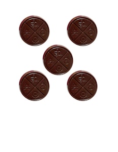 The Hazy Camper - HAZY MINT 50MG THC CHOCOLATE MULTI LTO - 5 X 5.5 GRAMS