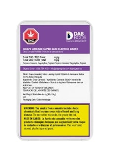 Dab Bods - Grape Limeade Electric Dartz 10 x 0.4g Pre-Rolls
