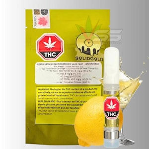 Solid Gold - Solid Gold Cherry Diesel  Liquid Diamond 1g Vape Cartridge