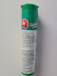 Peace Naturals Project Inc. - Spinach Blue Thai 3x0.5g Pre-Rolls