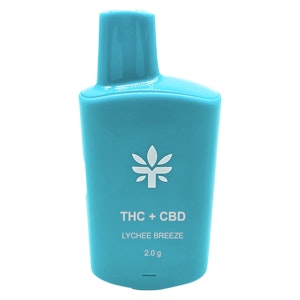 TYTAN Mega Effects - TYTAN Mega Effects - 3:2 THC:CBD Eaze AIO - Lychee Breeze - 2g