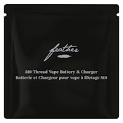 Feather - Premium 510 Thread Vape Battery and Charger - Black